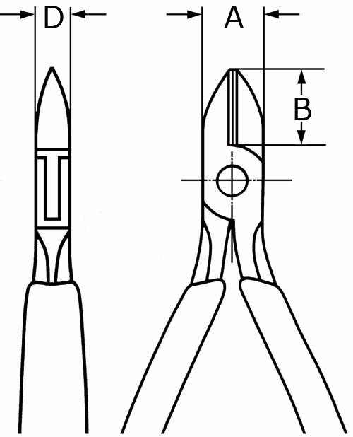クニペックス　精密用ニッパー　１１５ｍｍ　7742-115
